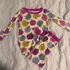 Little Sleepies Apple Print Kids Pajamas